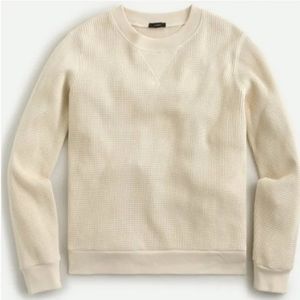 NWT J. Crew Cream Waffle Thermal